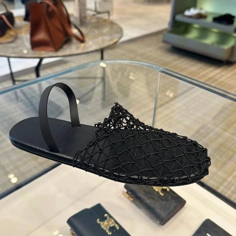 Ladies Shoes 2025 High Quality Closed Toe Women's Slippers Mesh Outdoor Summer New Rome Light Best Seller Flat Sandals