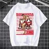 Fighter Anime Baki T Shirts Print O-Neck Short Sleeve  Unisexs Yujiro Hanma Grappler Fighting T Shirt Hip-Hop Heigh Quality  Unisex Shirt