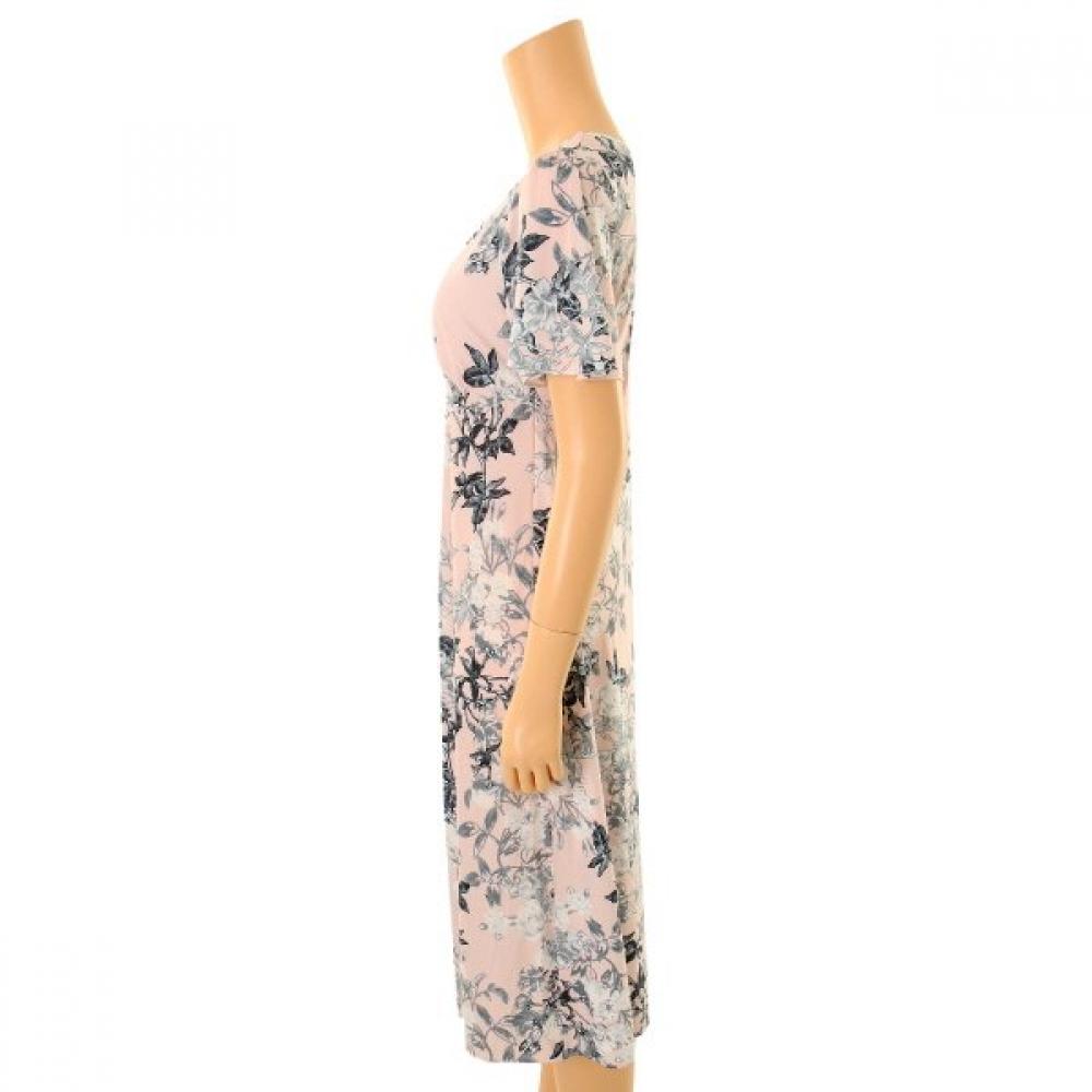 Venus Luxurious Print Orhwa Cup Dress Ogn9337