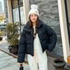 Short Down Padded Jacket Vest Women's 2025 New Thickened Warm Stand-up Collar Jacket with Detachable Sleeves Cotton Jacket