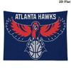 Atlanta Hawks Logo Wall Tapestry Aesthetic Wall Hanging Printed Fabric Blanket Decorative Tapestries for Bedroom Living Room Home Decor