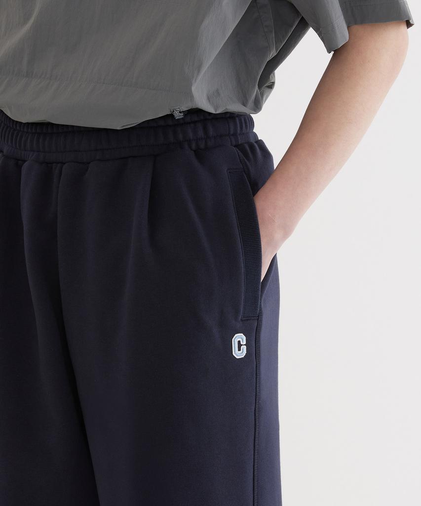 COVERNAT Semi-Wide C Logo Sweatpants Dark Navy