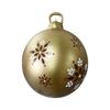 PVC Inflatable Christmas Decorated Ball Ornaments 60cm Inflatable Decorative Ball Outdoor Decoration for Outside Yard Lawn Porch