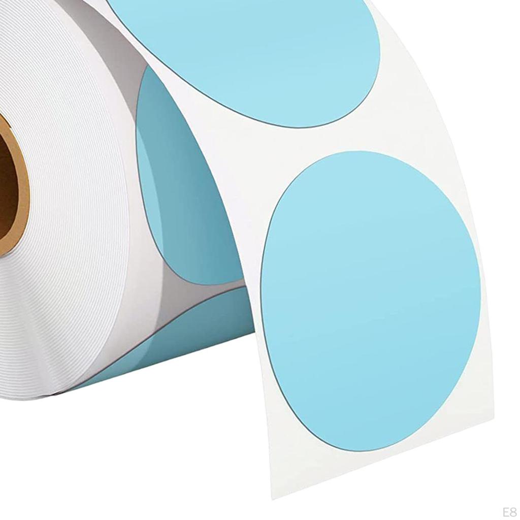 Colorful Round Sticker Labels for Office And Kitchen Organization