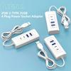 4 Port USB Charging Hub Expander With Double Type C And USB Ports For Mobile Devices And Gadgets