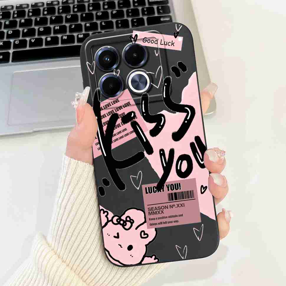 Spring Flower Case For Infinix Note 40 5G Cover Silicone Soft Shockproof Funda For Infinix Note 40 X 40X Note40 Note40X Casing