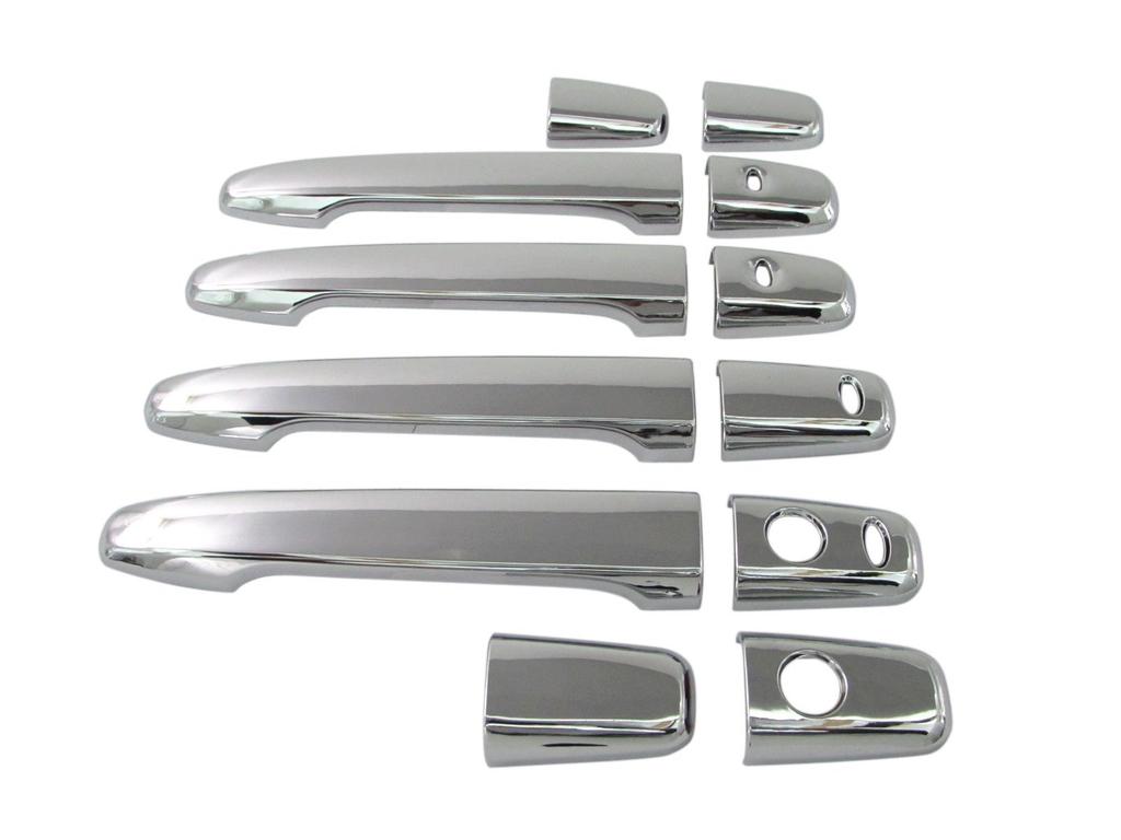 BRIGHTZ Chrome Door Handle Covers and Knobs Z Set for Delica and CV5W Compatible with and 5 Delica and Delica D5 D5 CV1W, CV2W, CV4W, [DHC-NOBU-188]