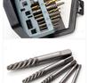 10-Piece Screw Extractor Set with Iron Box for Bolt Removal