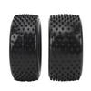 4PCS 1/10 RC Wheels Tires Set V Hole Hub 2 Front 2 Rear Realistic Excellent Grip Enhanced Performance RC Tyres