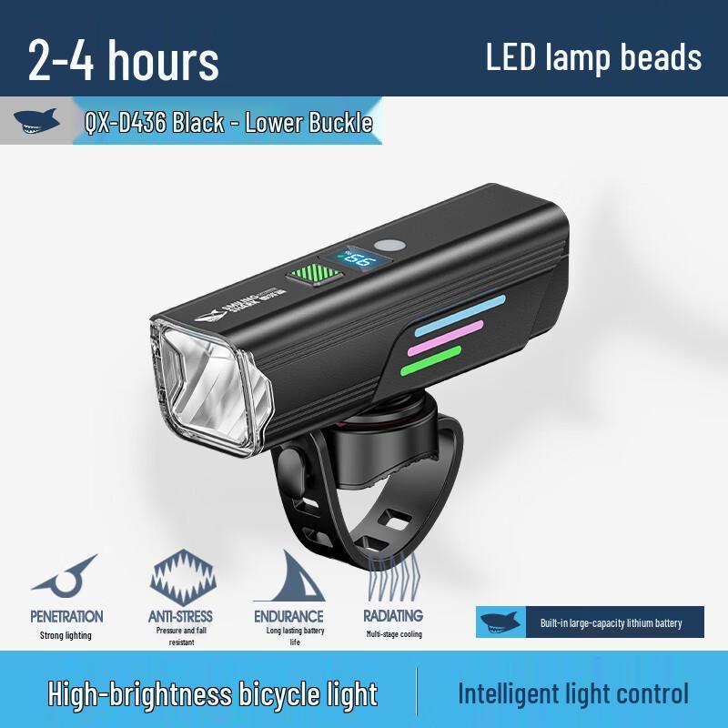 Smiling Shark D436 Rechargeable Bicycle Headlight
