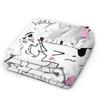 Boykisser Silly Cat Flannel Blanket Cartoon Creative Throw Blanket For Home El Sofa  150*125Cm Bedspreads