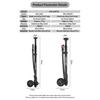 High Pressure Bicycle Pump 300PSI with Gauge Portable Shock Pump for Front Fork Rear Suspension Schrader Presta Valve MTB Road