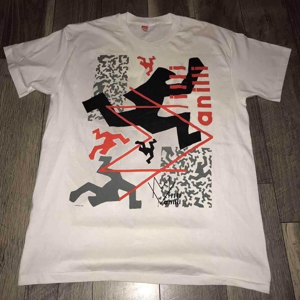 Vintage Milli Vanilli band 1990Cotton White Shirt Unisex S to 5XL SG337 Unisex T-Shirt XXXXL