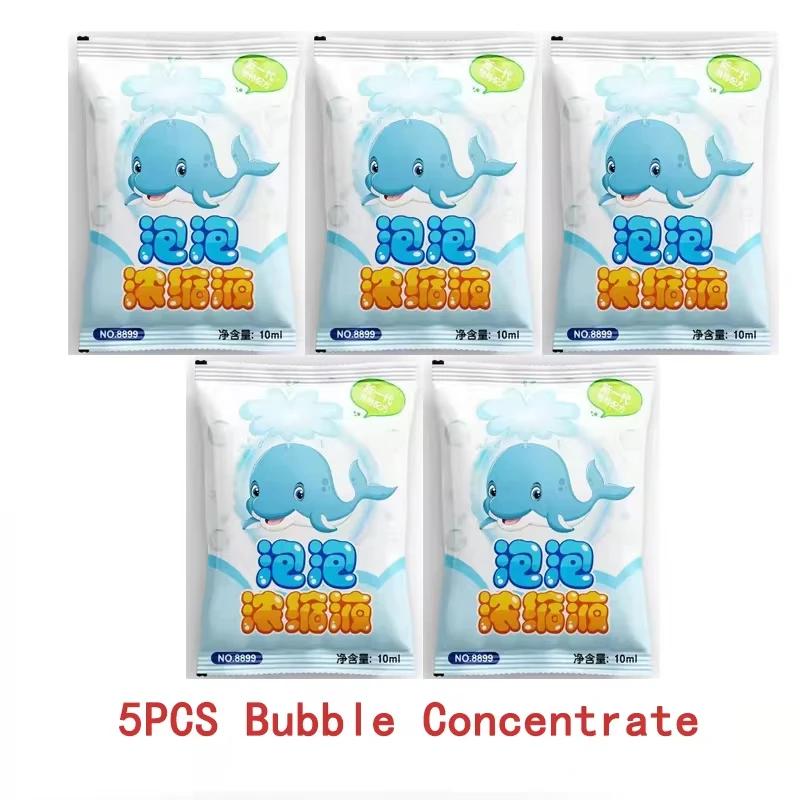 Girl‘s Automatic Bubble Gun Toys With Flashlight Light Electric Gatling Blowing Soap Bubble Machine Outdoor Toys For Kids Gifts