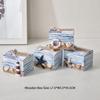 Jewelry Storage Box Decorative Desktop Organizer Wooden Storage Box Distressed Vintage Wooden Box For Office Desk Sideboard