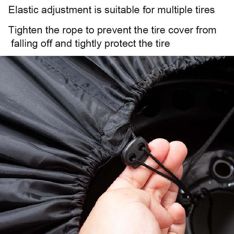 Universal S/L Spare Tire Cover Case Polyester Car Tyre Storage Bags Automobile Tyre Accessories Auto Vehicle Wheel Protector