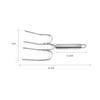 Meat Ham Roaster Stainless Steel Chicken Carving Fork Lifter Turkey Fork Barbecue Tool