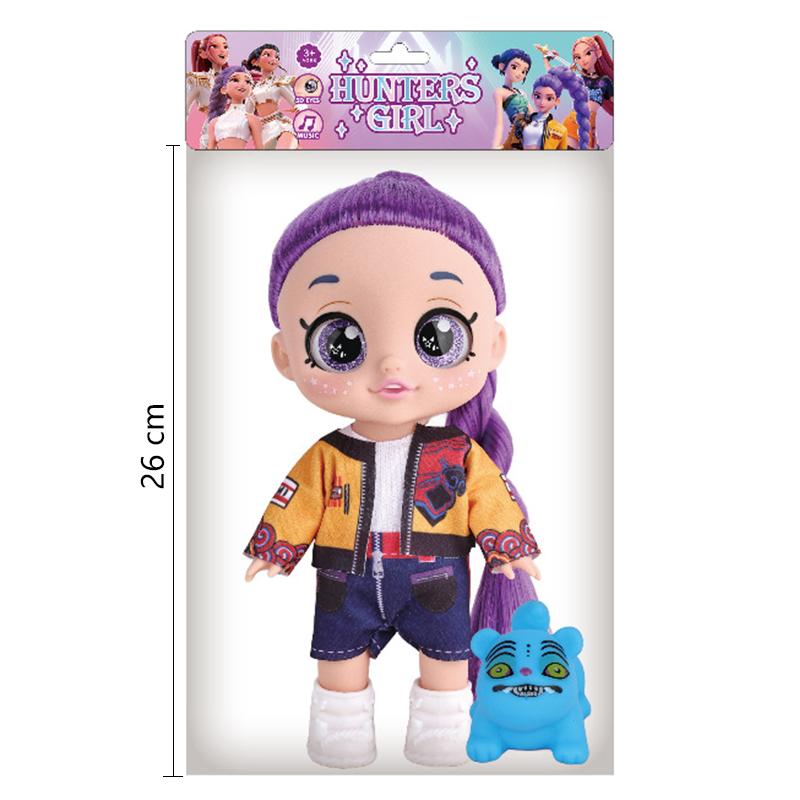 New Hot Kpop Devil Hunter Rumi Zoe Mira Anime Polyvinyl Chloride Character Collection Childrens Gift Hot Anime Dolls 5D Eyes