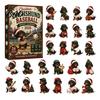 Acrylic Hanging Ornaments for Tree 2026 Dachshund Advent Calendar, 24 Days Baseball Dog Figures Lover Holiday Gifts Christmas Countdown Collectible