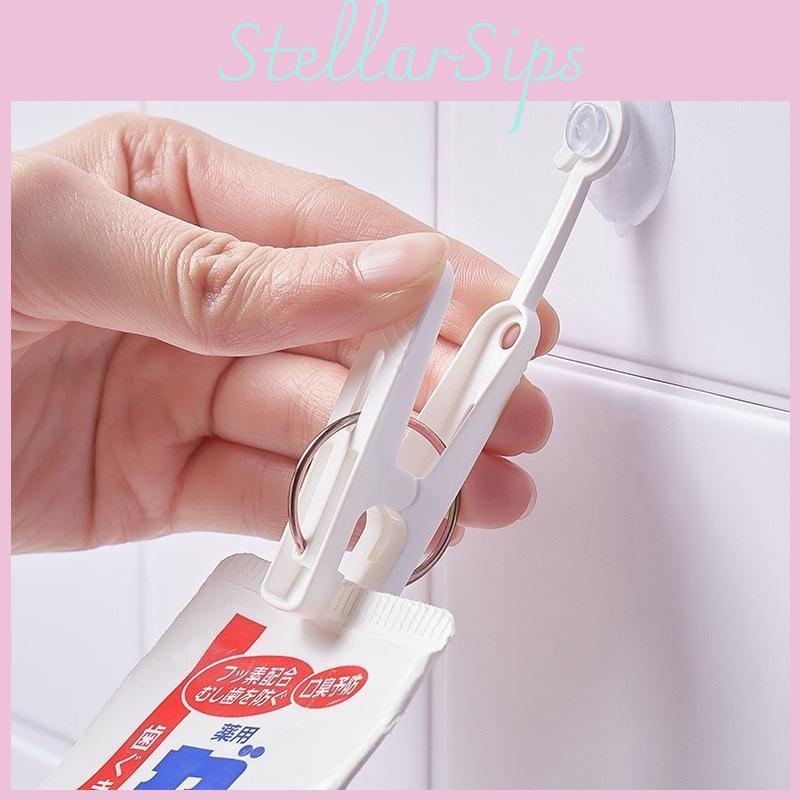 Clip Storage Kitchen Multifunctional Storage Tool Suction Cup Clips Hanging
