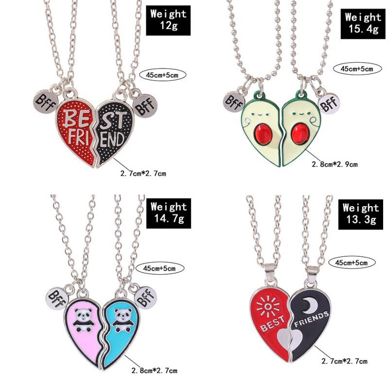 Letters Best Firends Friends Necklace Fashion Friendship Girlfriends Pendant Female