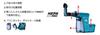 Makita 18V Cordless Hammer Battery Charger Black HR244DRGXB Drill, 24mm/Chiseling Capable, SDS+ & Included,