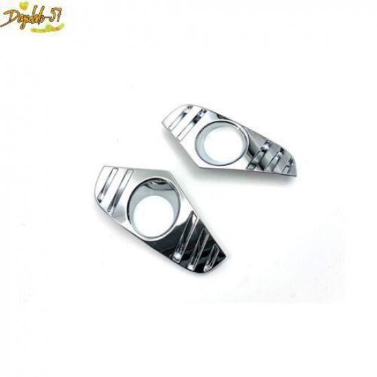 Chrome Car Exterior Front Fog Light Lamp Cover Trim For Toyota RAV4  New