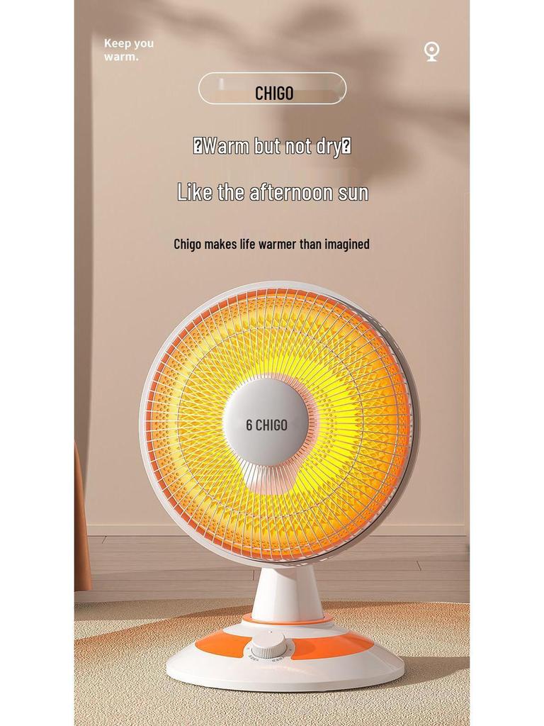 Mały grzejnik elektryczny kominkowy Little Sun cichy, energooszczędny i suszarka do włosów