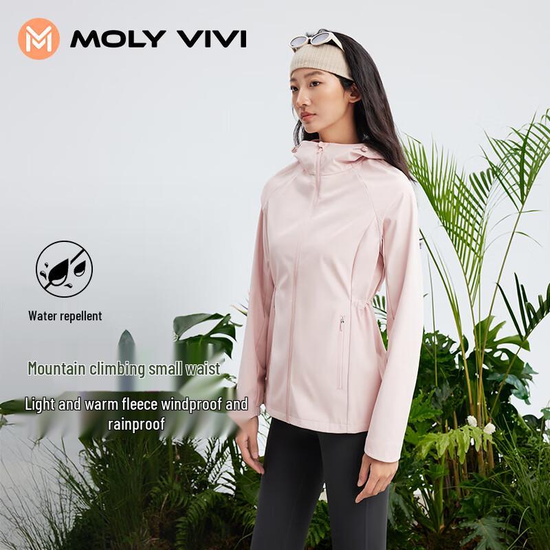 MOLY VIVI Women's Fleece-Lined Soft Shell Jacket