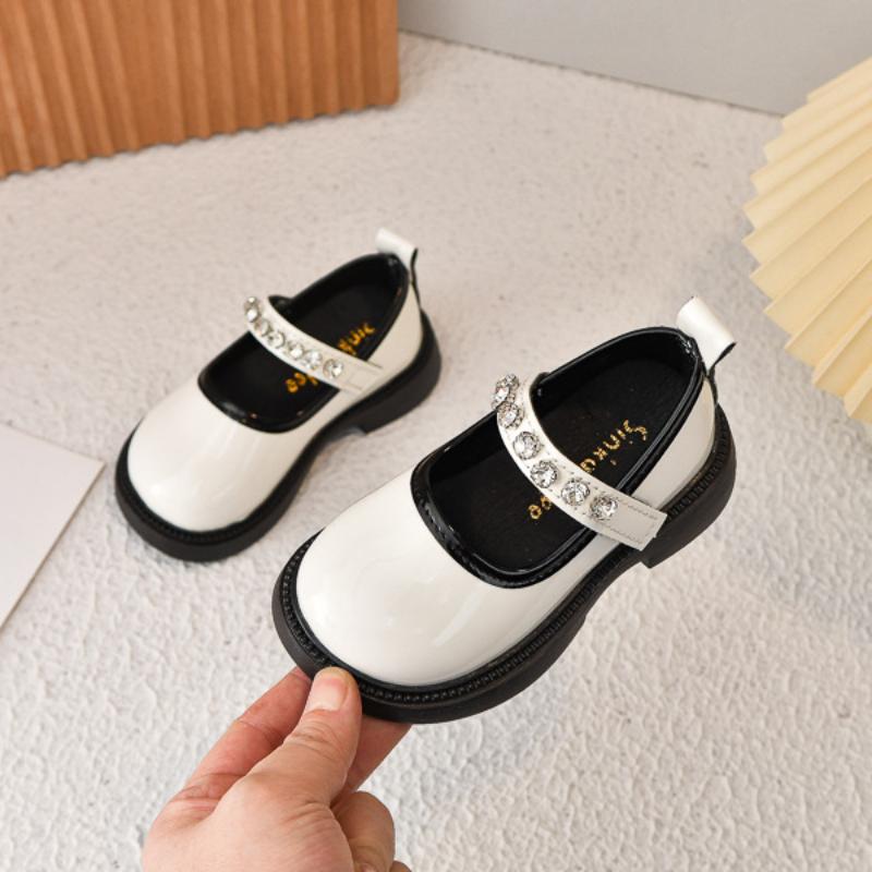 Frühling und Herbst Neuer Modetrend Mädchen Bequeme Weichsohlige Lederschuhe