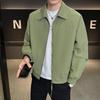 Men's Fashionable Solid Color Lapel Jacket - 2026 Spring New Arrival Trendy Coat