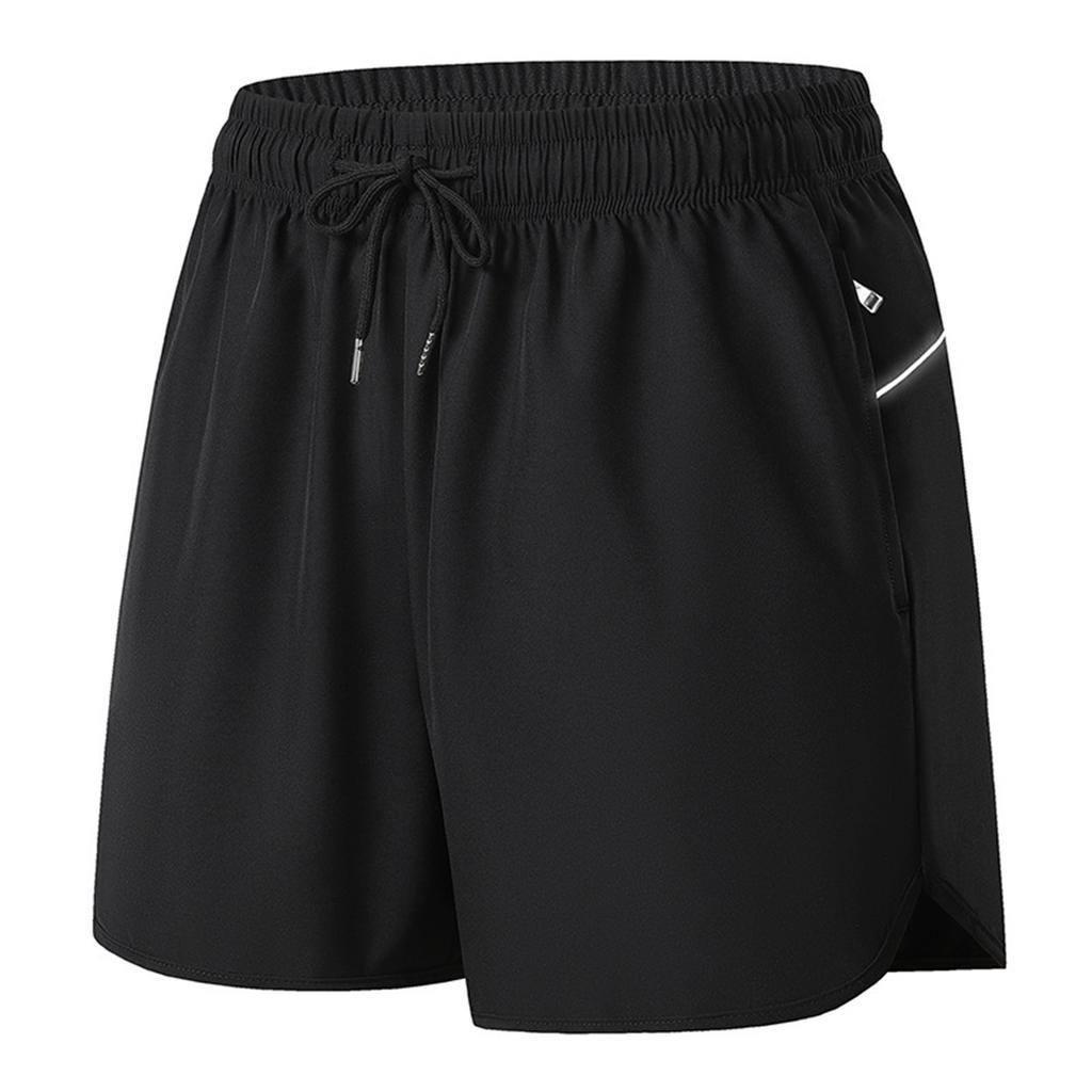 Men's Summer Drawstring Sports Casual Solid Popular Slightly Elastic Three-point Sports Pants