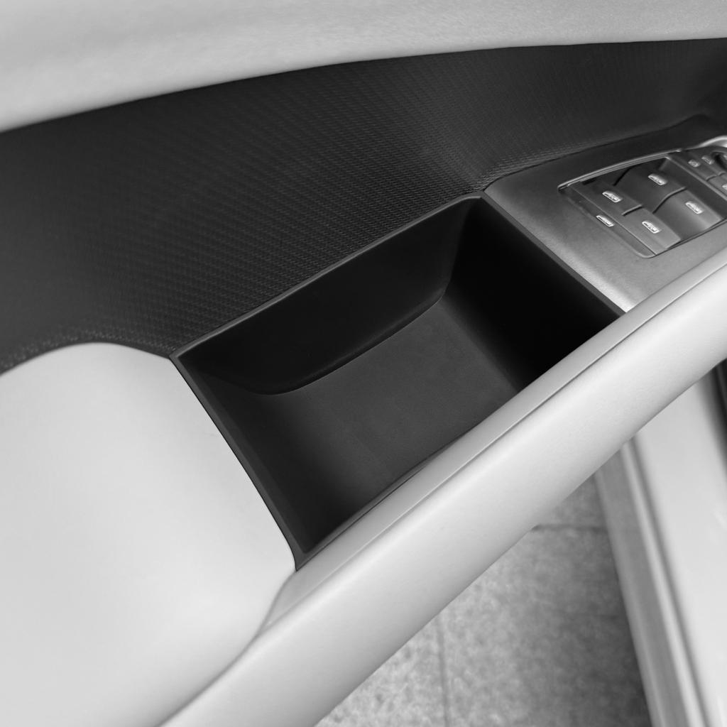 for BYD ATTO3 ATTO 3 YUAN PLUS 2025 2026 Front Rear Door Handle Storage Box Tray Organzier TPE Car Interior Accessories 4Pcs