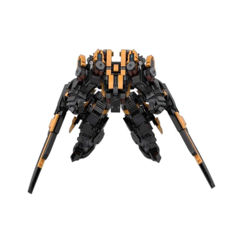 Battle Mecha Robot MOC Shadow Strike Puzzle Boy Small Particle Assembly Model Diy Ornament Gift