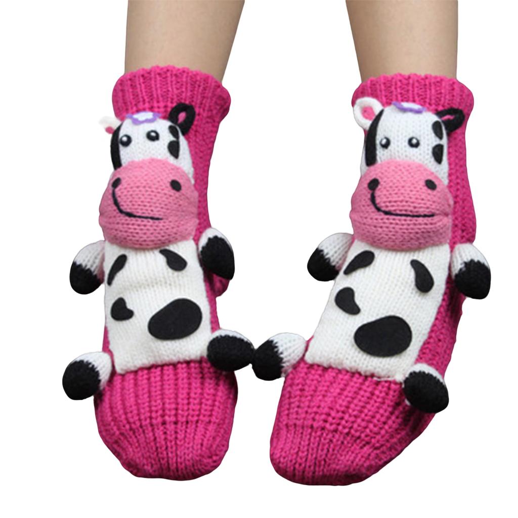 Women's Thick Knit Proof Warm Casual Floor Carpet Socks