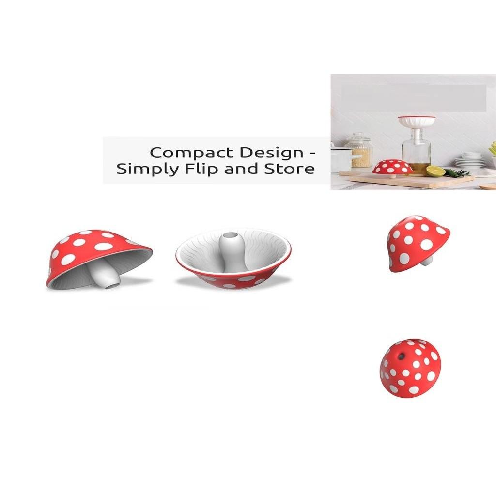 Силиконовая грибовидная масляная воронка с герметичной конструкцией для кухонного использования