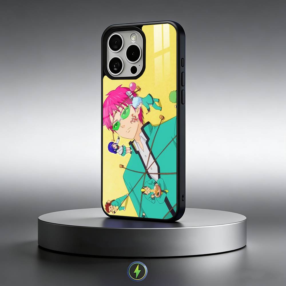 Anime S-Saiki Kusuo  Phone Case For iPhone17,16,15,14,13,12,11 Plus,Pro Max Magnetic For Magsafe Wireless Charging