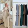 Loriya2024 Autumn/Winter Thick Knit Loose Sweater Dress (LR912) - Dubai Middle East Collection