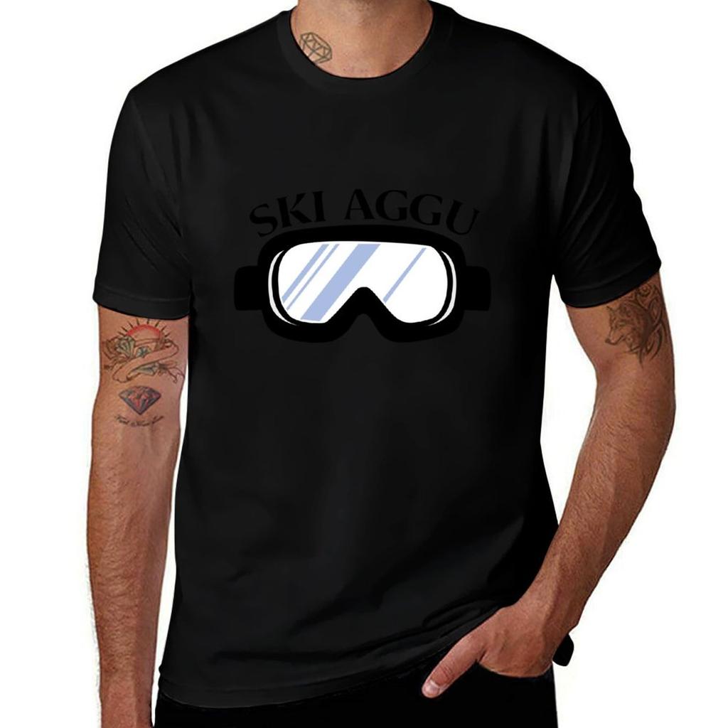Ski aggu goggles TShirt Dry Fit Athletic Short Sleeve Shirt