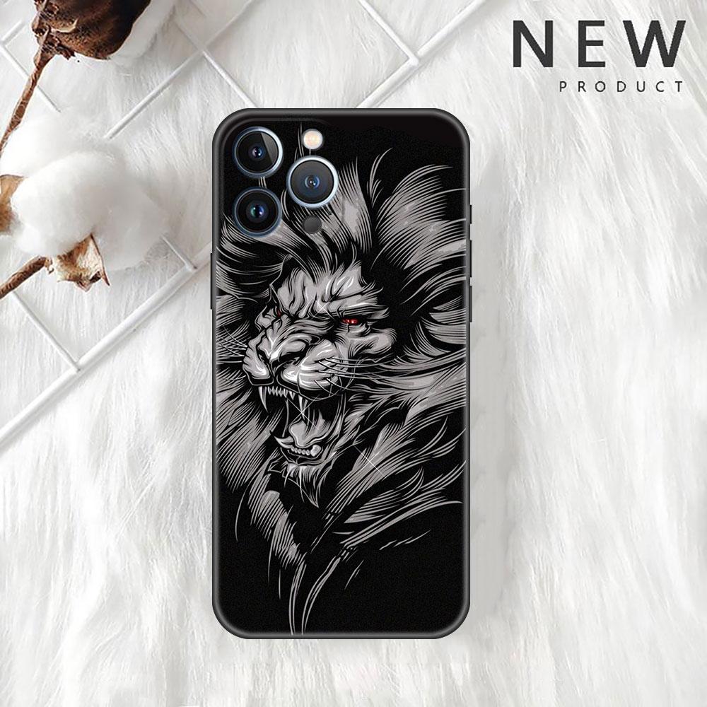 

Чехол Funda для Apple iPhone 14 11 13 7 12 Pro 7 XR XS Max 8 Plus 6 14Pro 13Mini черный мягкий чехол для телефона лев волк iPhone 6 6S