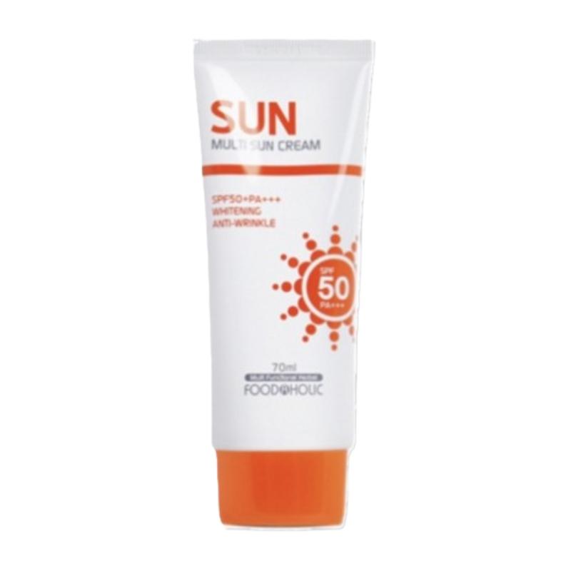 FOODAHOLIC Мульти Солнцезащитный Крем SPF50+ PA+++ 70мл – Легкий Ежедневный Солнцезащитный Крем 70ml