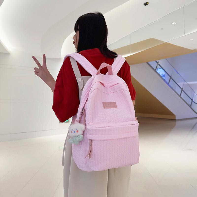 Schoolbag1011 new backpack Korean version fashion casual Mori small fresh schoolbag soft girl sweet wind versatile backpack