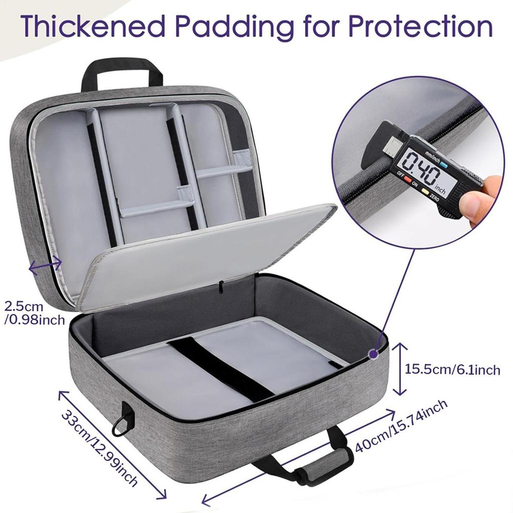 Audio Mixer Bag Large Recording Equipment Bag DJ Mixer Protective Bag Compact Audio DJ Mixer Case with Adjustable Storage Sound