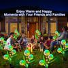 Solar 3-Head Dandelion Light, Outdoor Waterproof Lawn Lamp, Courtyard & Terrace Landscape Atmosphere Decorative Light