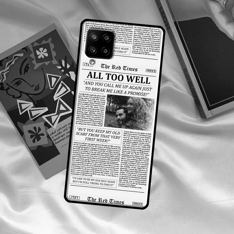 All Too Well Lyrics Case For Samsung Galaxy A52 A32 A12 A33 A06 A16 A26 A36 A56 A15 A53 A13 A34 A54 A14 A35 A55