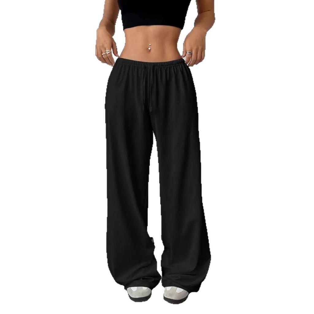 Women's Wide Leg Casual Pants, High Waist Loose Fit Lounge Trousers, 7 Colors