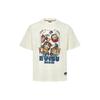 Daruma And Dice Print Loose Fit Casual Short Sleeve T-Shirt Men Tops 2ESHTM4TS1075RXCT