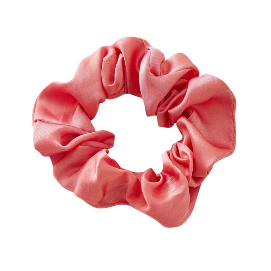 

Женские новые атласные веревки для волос конфетного цвета из ткани для волос, аксессуары для волос One Size розовый