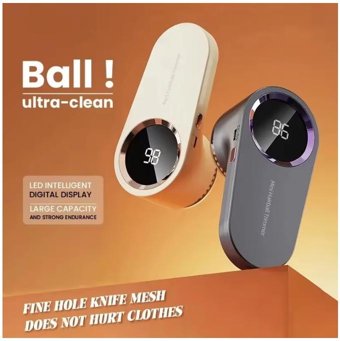 Portable Electric Lint Remover with LED Display USB Rechargeable Sweater Shaver Household Clothes Hair Ball Trimmer