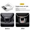 Pour VW Volkswagen Jetta MK5 Golf 1 Pièce ABS Autocollants de Garniture de Volant de Voiture Logo R Accessoires Pour Volkswagen GTI R-Line Polo Gol